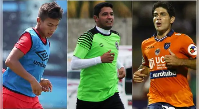 Martín Távara, Reimond Manco y Emiliano Ciucci, fichajes de última hora en el fútbol peruano.