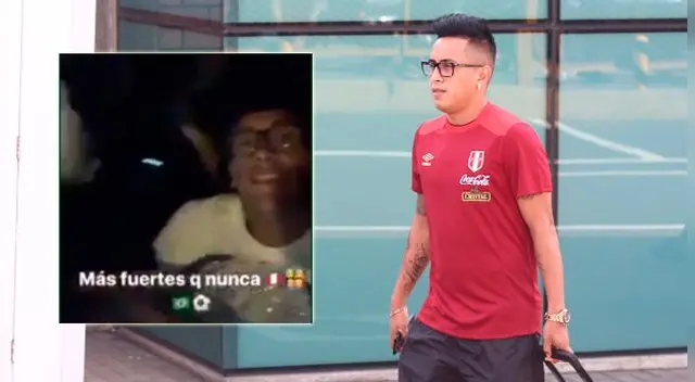 Christian Cueva sorprende cantando funk en su vuelta a Brasil Christian Cueva sorprende cantando funk en su vuelta a Brasil