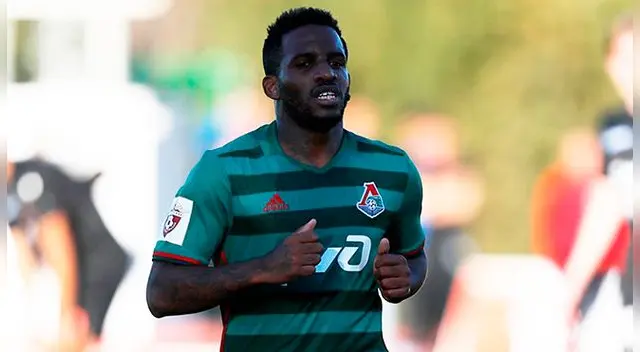 Jefferson Farfán durante un amistoso con el Lokomotiv de Moscú. Jefferson Farfán durante un amistoso con el Lokomotiv de Moscú.