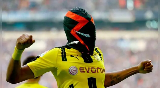 Este festejo le podría costar caro a Pierre-Emerick Aubameyang. Este festejo le podría costar caro a Pierre-Emerick Aubameyang.