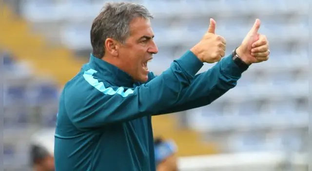 Alianza Lima: Bengoechea felicitó a sus jugadores tras empate ante Independiente
