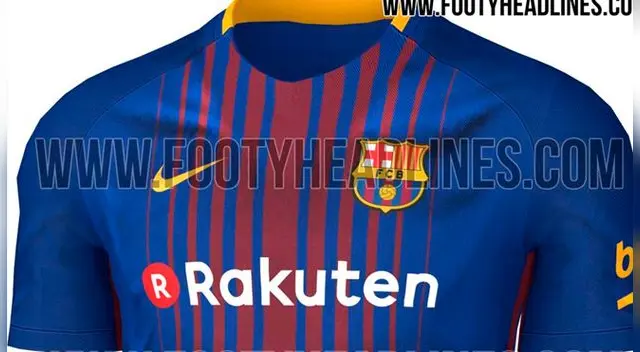 Así será el uniforme del Barcelona para la temporada 2017-2018. Así será el uniforme del Barcelona para la temporada 2017-2018.