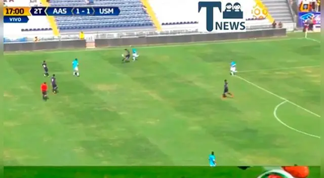 En el Alianza Atlético vs. San Martín, Koichi Aparicio hizo el blooper de la jornada.