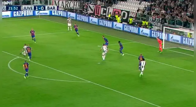 En el Barcelona vs. Juventus, Paulo Dybala metió un doblete en la Champions League.