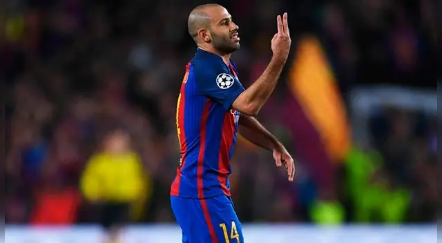 Javier Mascherano se perdería el partido del sábado ante la Real Sociedad por la La Liga. 