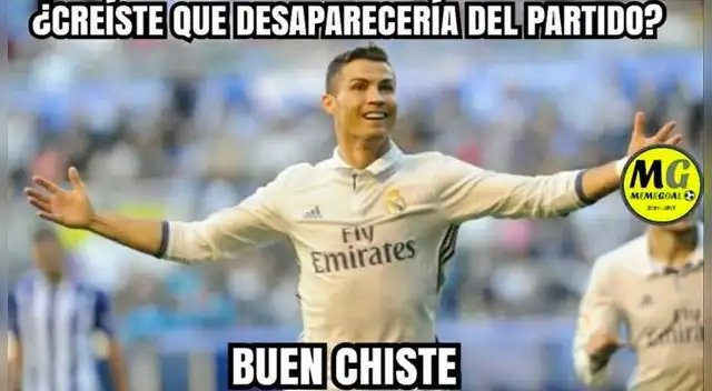 Memes 'vacilan' a Cristiano Ronaldo por sus goles en Champions League. Memegoal. Memes 'vacilan' a Cristiano Ronaldo por sus goles en Champions League. Memegoal.
