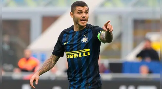 Mauro Icardi durante un partido del Inter de Milan. Mauro Icardi durante un partido del Inter de Milan.