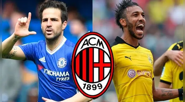 AC MIlán, con los nuevos dueños, apuntan a tener en sus filas a Cesc Fábregas y Pierre-Emerick Aubameyang