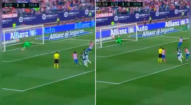 En el Atlético Madrid vs. Osasuna, Carrasco y Thomas se fallaron dos penales.