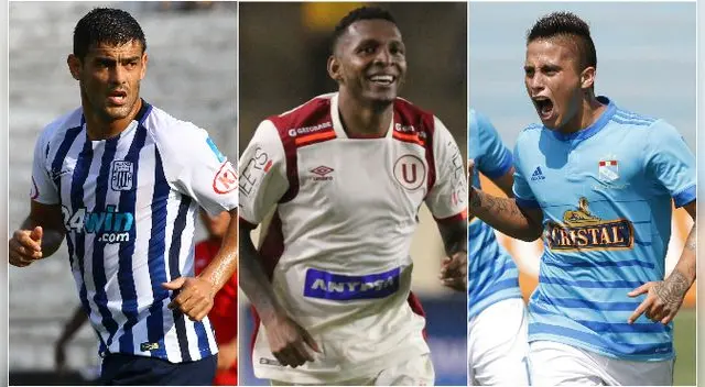 Luis Aguiar, Alberto Quintero y Cristian Ortiz, figuras de Alianza Lima, Universitario y Sporting Cristal.