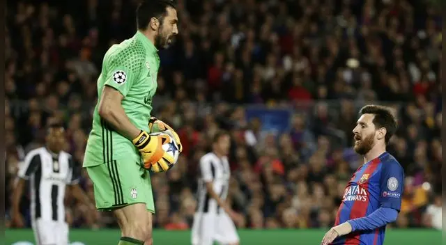Lionel Messi se despidió de la Champions sin anotarle a Gianluigi Buffon Lionel Messi se despidió de la Champions sin anotarle a Gianluigi Buffon