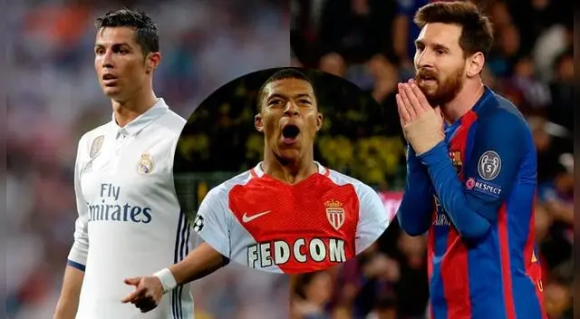 Mónaco: Kyllian Mbappé supera a Cristiano Ronaldo y Lionel Messi en Champions League Mónaco: Kyllian Mbappé supera a Cristiano Ronaldo y Lionel Messi en Champions League