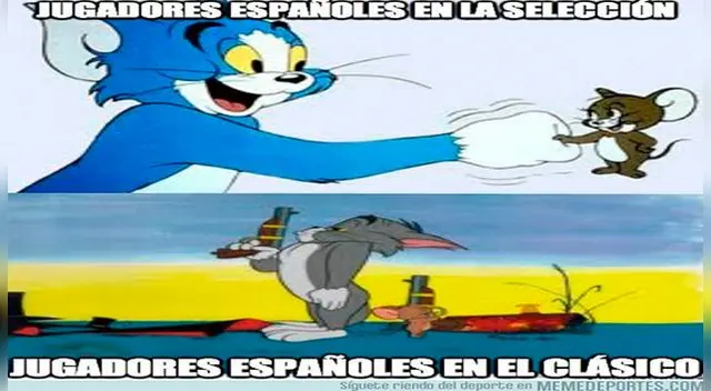 Memes del partidazo entre Real Madrid y Barcelona, por la Liga Santander. Fuente: Twitter Memes del partidazo entre Real Madrid y Barcelona, por la Liga Santander. Fuente: Twitter