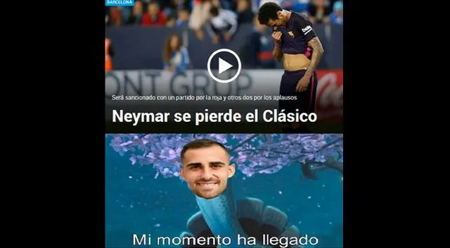 Memes del partidazo entre Real Madrid y Barcelona, por la Liga Santander. Fuente: Twitter Memes del partidazo entre Real Madrid y Barcelona, por la Liga Santander. Fuente: Twitter