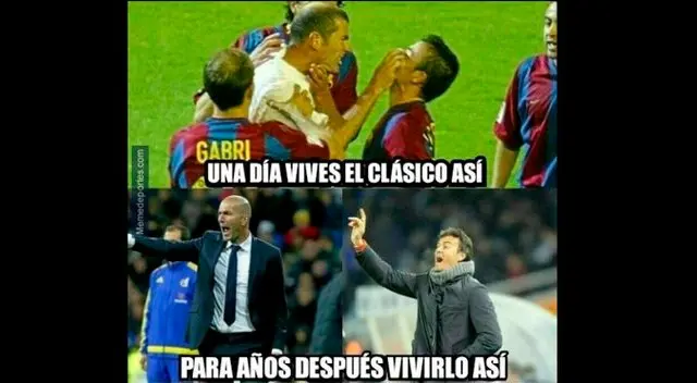 Memes del partidazo entre Real Madrid y Barcelona, por la Liga Santander. Fuente: Twitter Memes del partidazo entre Real Madrid y Barcelona, por la Liga Santander. Fuente: Twitter