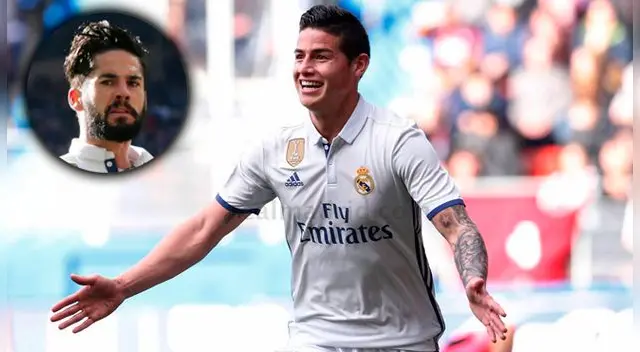 James Rodríguez se marcharía del Real Madrid en caso renueven a Isco.