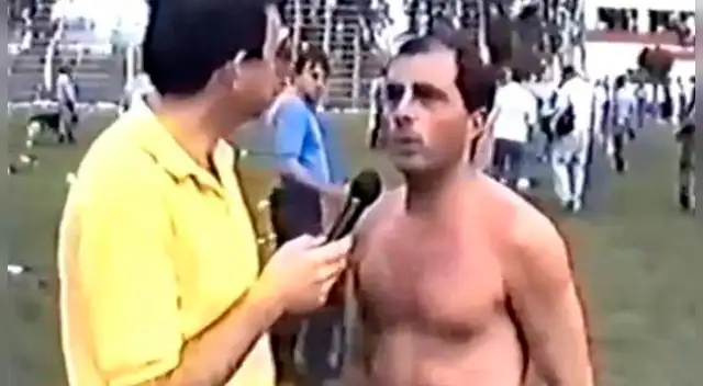 Jorge Sampaoli declarando como DT de Alumni de Casilda.