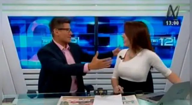 Erick Osores y Melissa Peschiera son conductores de Canal N. Erick Osores y Melissa Peschiera son conductores de Canal N.