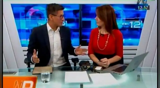 Erick Osores hizo las pases con Melissa Peschiera.