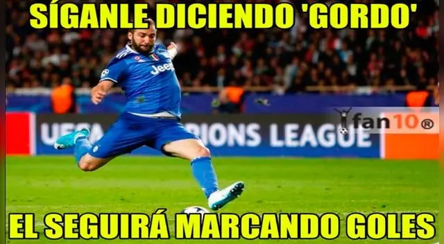 Delirantes memes por doblete de Gonzalo Higuaín en semifinal de Champions League