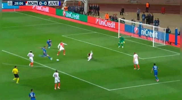 En el Juventus vs. Monaco, Gonzalo Higuaín se metió un golazo en Champions League.