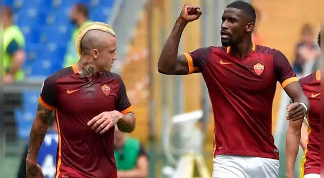 Radja Nainggolan y Antonio Rudiger, pretendidos por el Chelsea de Inglaterra. 