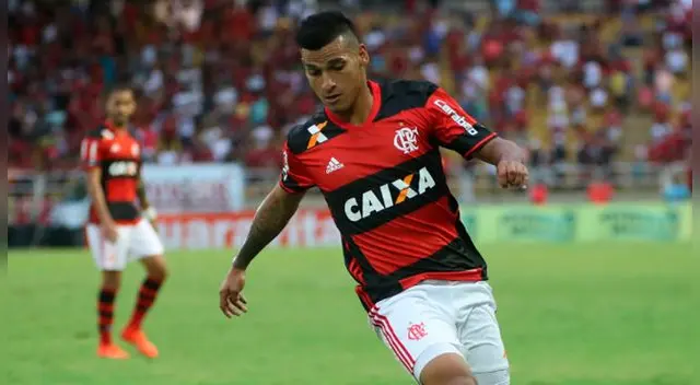 Miguel Trauico tiene dos goles con la camiseta del Flamengo en la Copa Libertadores. Miguel Trauico tiene dos goles con la camiseta del Flamengo en la Copa Libertadores.