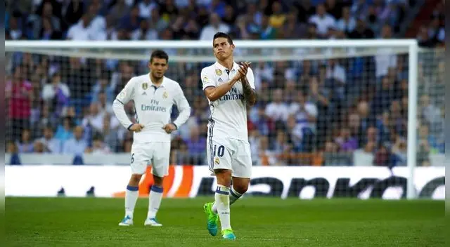 Para Zinedine Zidane no es titular y James ya busca nuevos horizontes. Para Zinedine Zidane no es titular y James ya busca nuevos horizontes.