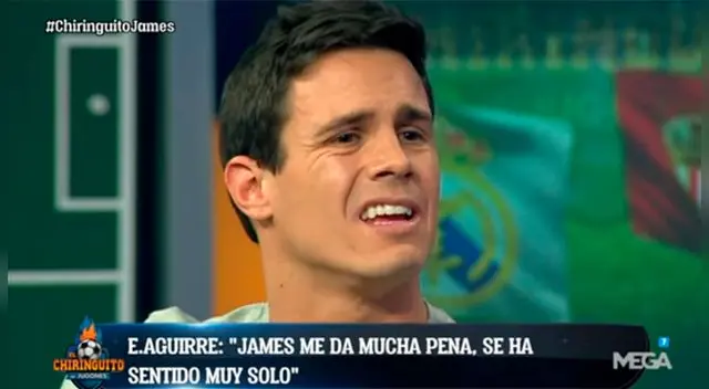 Periodista del "El Chiringuito de Jugones" al borde del llanto por despedida de james Rodríguez.