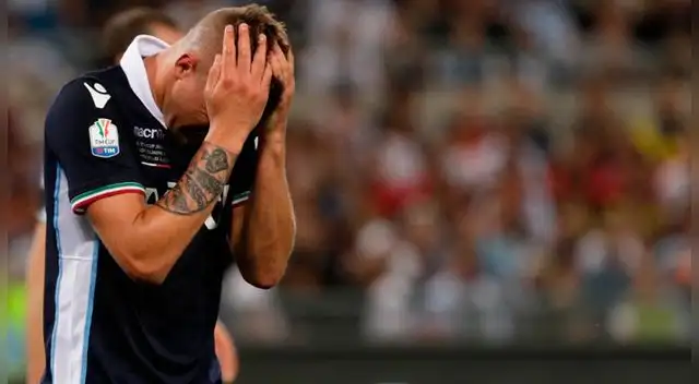 Sergej Milinkovic-Savic también se perdió un gol en el primer tiempo.