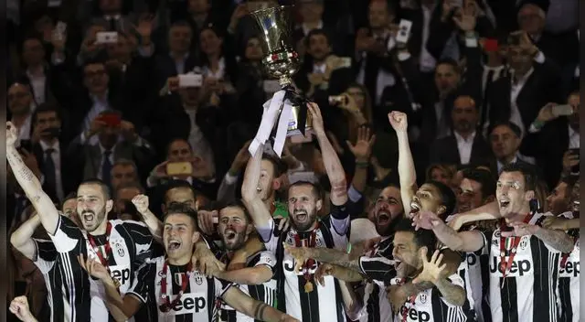 Juventus alzó la Copa Italia y sueña con ganar el “triplete” de la temporada