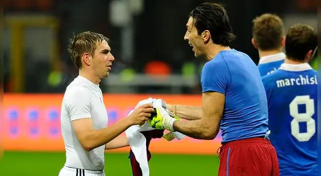 Gianluigi Buffon le dejó un mensaje a Philipp Lahm. Gianluigi Buffon le dejó un mensaje a Philipp Lahm.