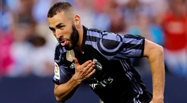 Karim Benzema puso el 2-0 del Real Madrid sobre Málaga. Fuente: EFE Karim Benzema puso el 2-0 del Real Madrid sobre Málaga. Fuente: EFE