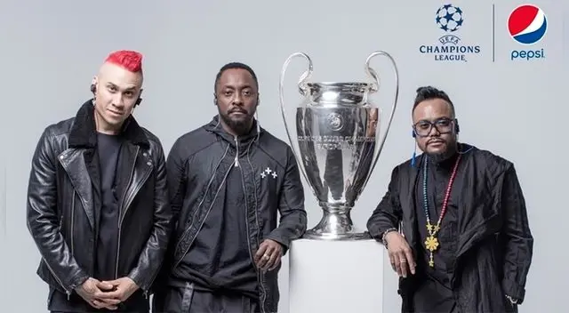 The Black Eyed Peas tocarán en la final de la Champions League.