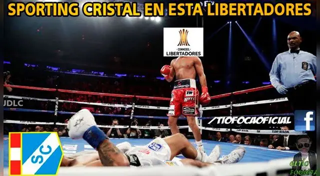 Infartantes memes de la derrota del Sporting Cristal por 4-0 ante Santos en Copa Libertadores. Fuente: Facebook Infartantes memes de la derrota del Sporting Cristal por 4-0 ante Santos en Copa Libertadores. Fuente: Facebook