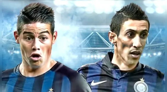 Con James Rodríguez y Ángel Di María: así formaría el nuevo Inter de Milán