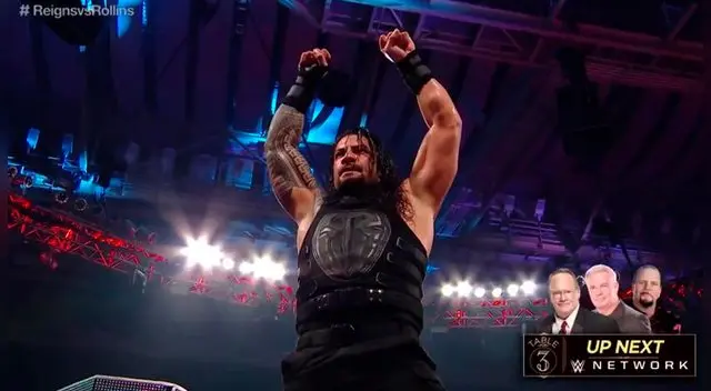 En WWE Raw, Roman Reign derrotó a Seth Rollins días antes del Extreme Rules 2017.