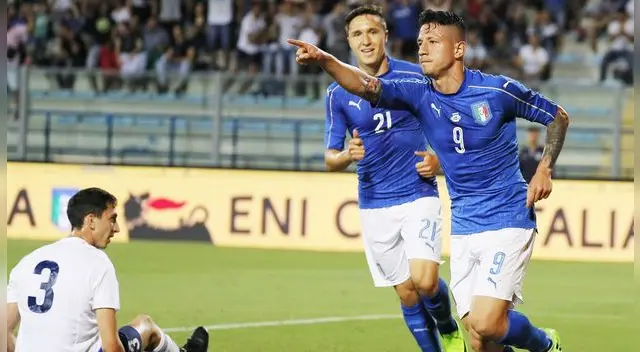Italia: así fue el hat-trick de Gianluca Lapadula a San Marino