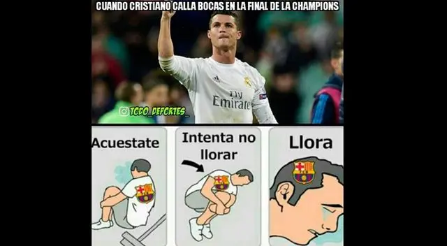 Memes del triunfo del Real Madrid sobre la Juventus en la final de la Champions League. Foto: Twitter. Memes del triunfo del Real Madrid sobre la Juventus en la final de la Champions League. Foto: Twitter.