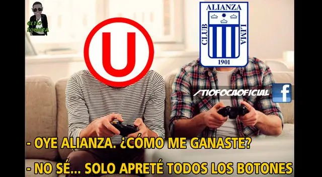 Memes del triunfo de Alianza Lima sobre Universitario en el Monumental. Foto: Twitter.