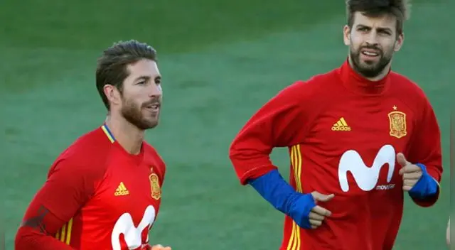Sergio Ramos y Gerard Piqué mantienen una buena relación fuera de las canchas