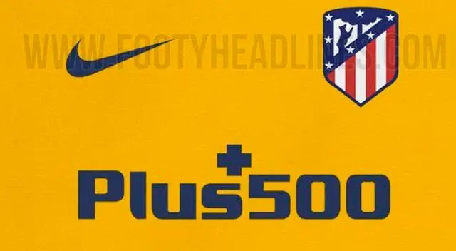 La camiseta amarilla podría ser la tercera equipación del Atlético Madrid La camiseta amarilla podría ser la tercera equipación del Atlético Madrid