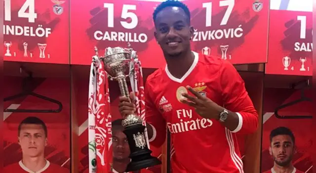 André Carrillo consiguió dos títulos esta temporada con el Benfica, la Copa y la Liga