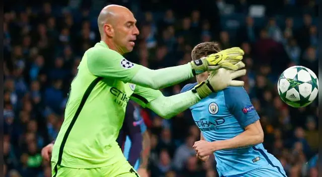 Willy Caballero, esportero de Manchester City, a un paso de estar en el club campeón de Premier League