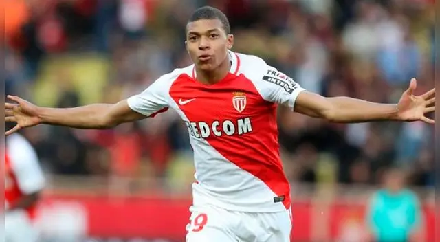 Kylian Mbappe del Monaco es deseado por el Real Madrid.