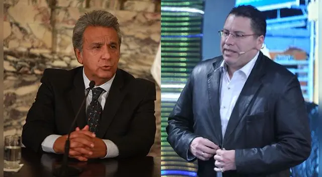 Lenín Moreno y Phillip Butters.