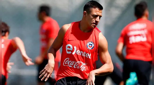 Alexis Sanchéz sugfrió un esguince en el tobillo izquierdo previo a su debut en la Copa Confederaciones 2017.