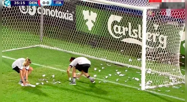 Le tiraron billetes falsos a Gianluigi Donnarumma durante un partido con la selección italaiana por la Euro Sub-21.