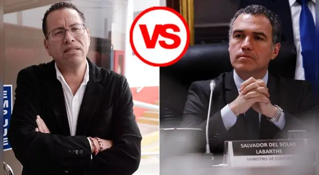 Phillip Butters en pie de guerra con Salvador del Solar.