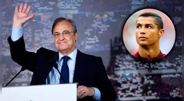 Florentino Pérez habló sobre Cristiano Ronaldo.